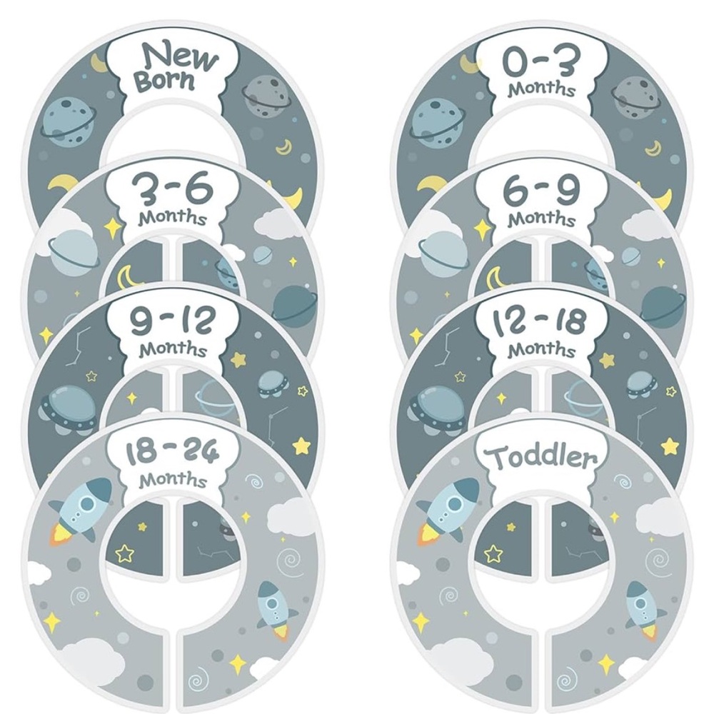 Baby closet dividers